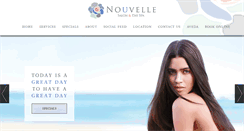 Desktop Screenshot of nouvellesalon.biz